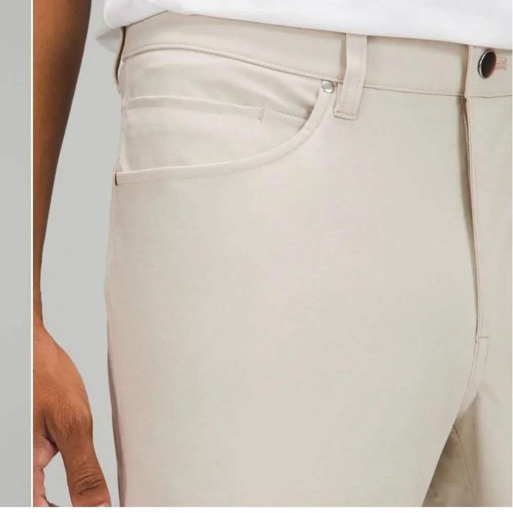 Lululemon ABC Pant Classic Khaki 34 x 32 Stretch Travel
